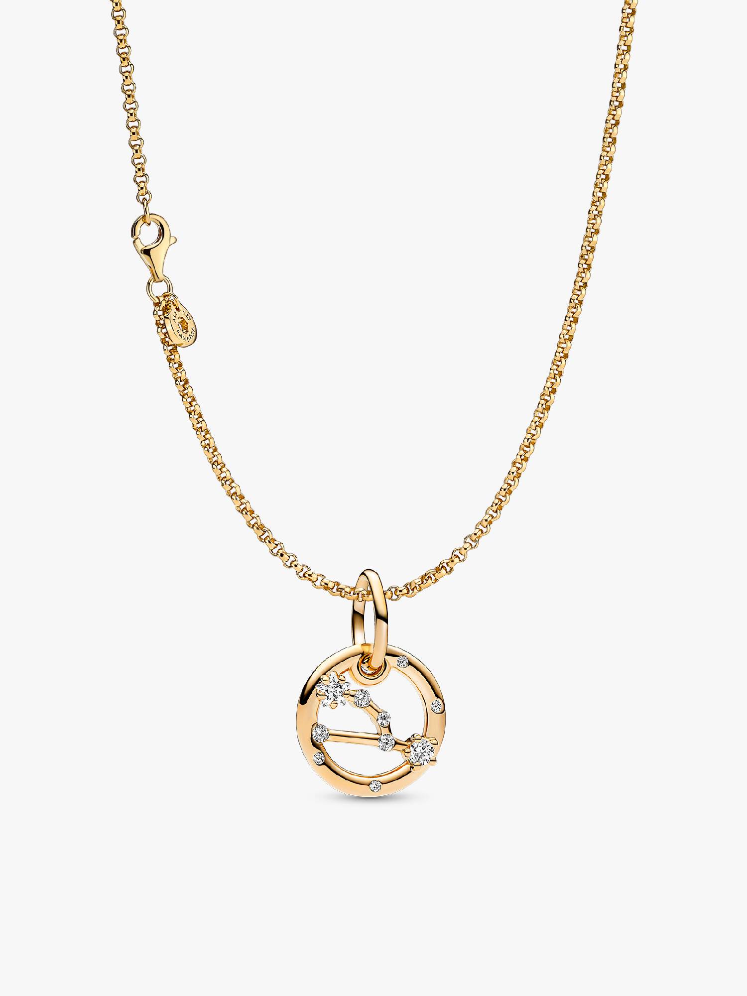 14K Gold Plated Taurus Zodiac Necklace