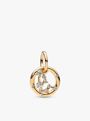 14K Gold Plated Aquarius Zodiac Necklace