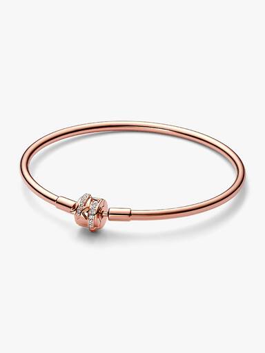 Limited Edition Pandora Moments Sparkling Shooting Star Clasp Bangle