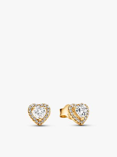 14K Gold Plated Elevated Heart Gift Set