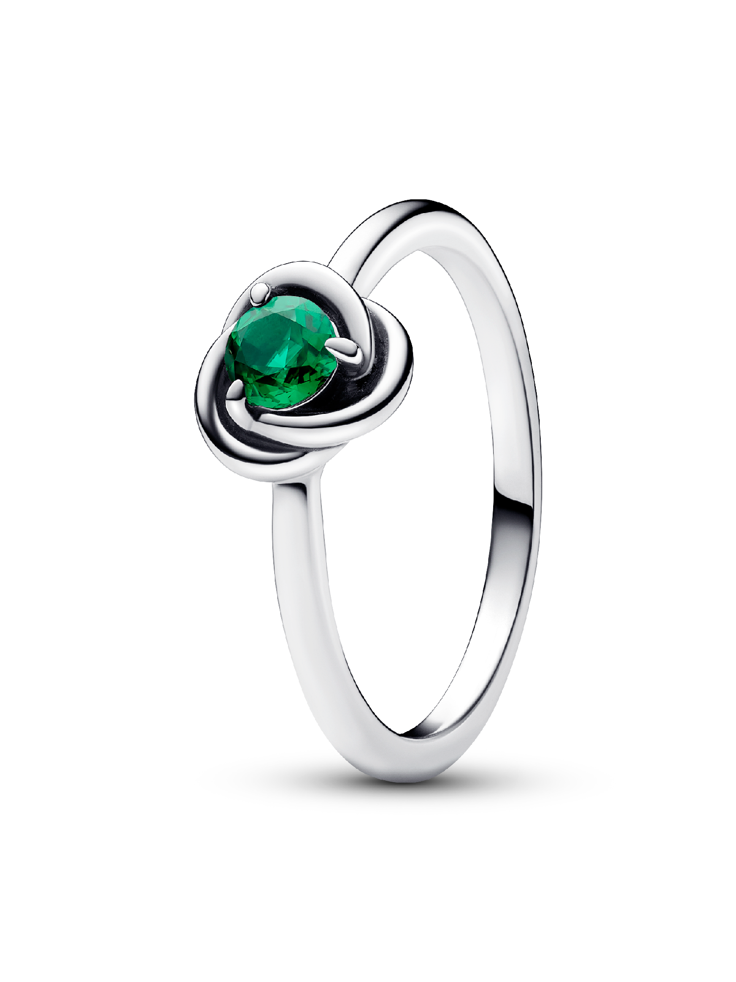 May Birthstone Eternity Circle Ring