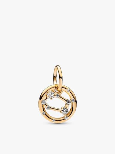 14K Gold Plated Gemini Zodiac Necklace