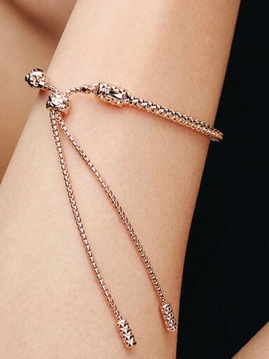 Studded Chain Slider Bracelet