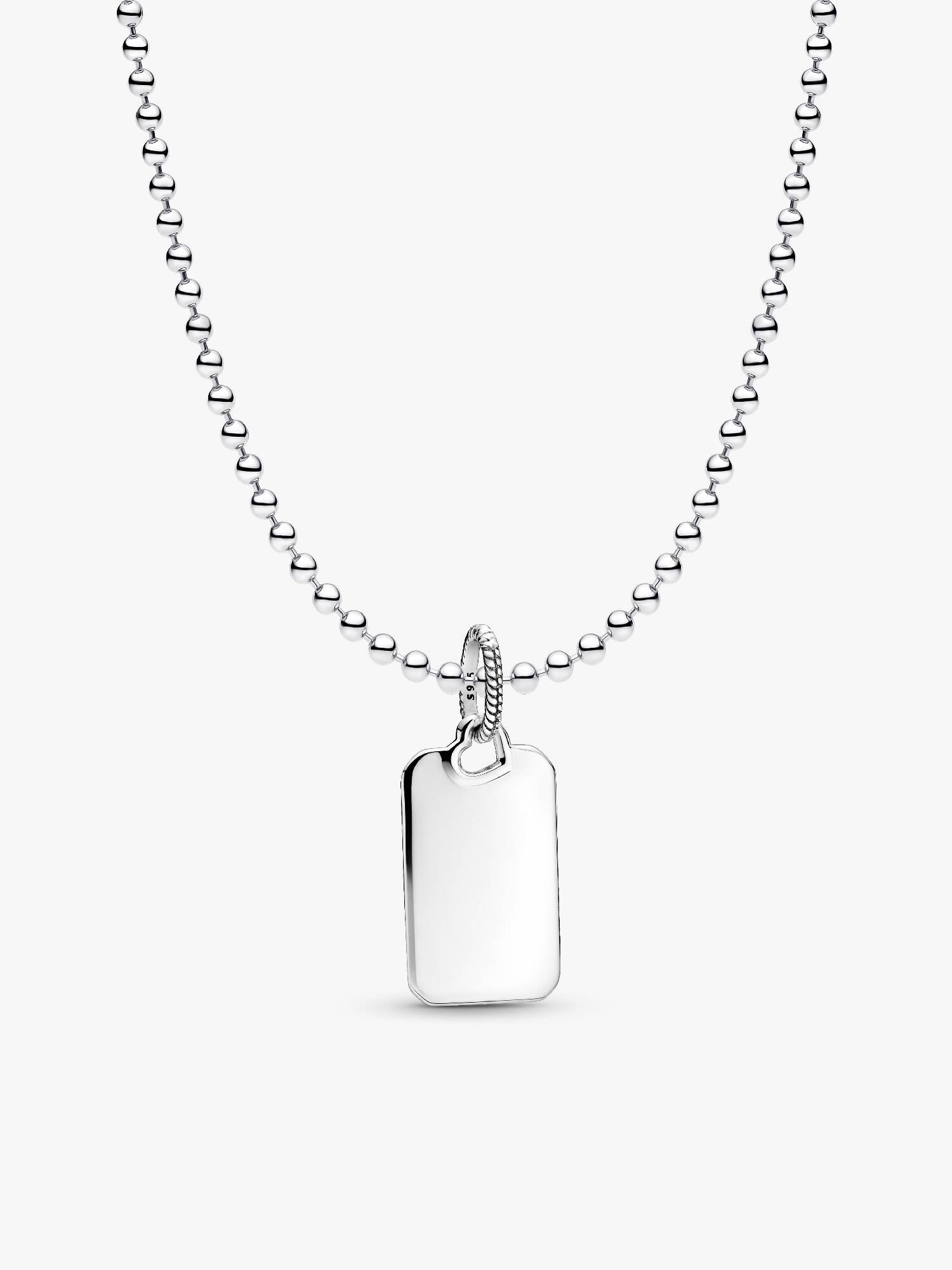 Engravable Silver Heart Pendant Necklace Gift Set