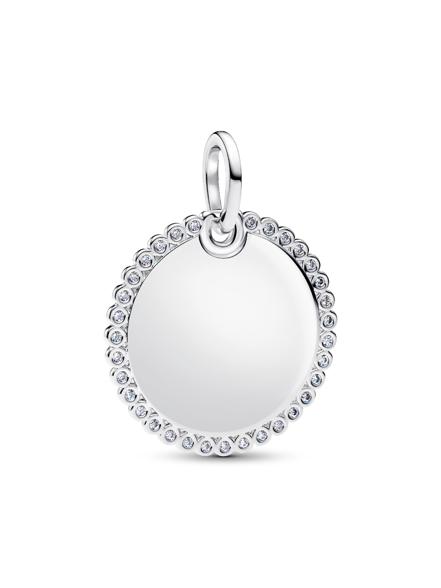 Engravable Round Tag Pendant
