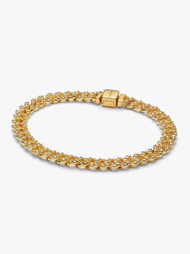 Pavé Cuban Chain Bracelet