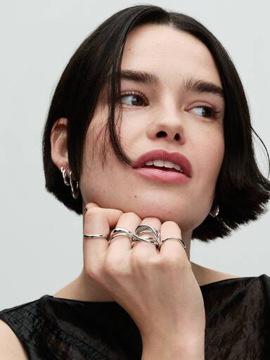 Organically Shaped Band Ring