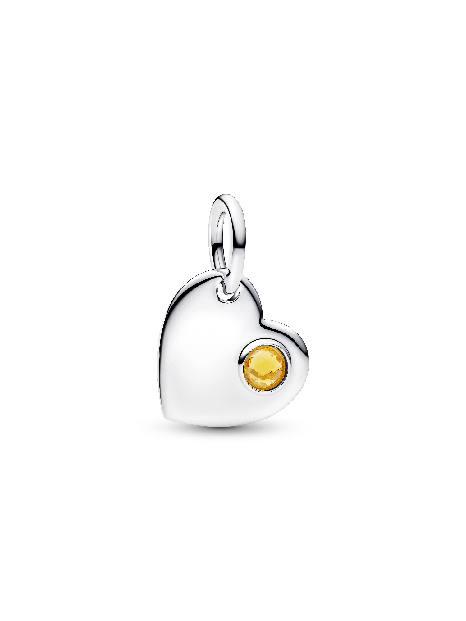November Heart Dangle Charm
