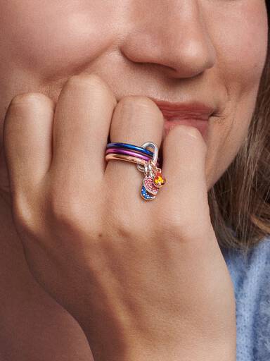 Pandora ME Electric Blue Ring