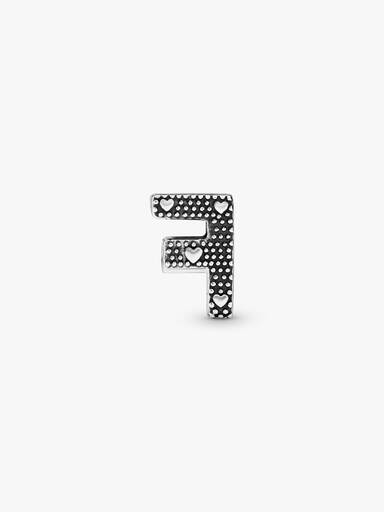 Letter F Alphabet Charm