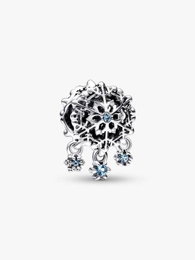 Icy Snowflake Drop Charm