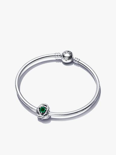 May Birthstone Eternity Circle Bangle Gift Set