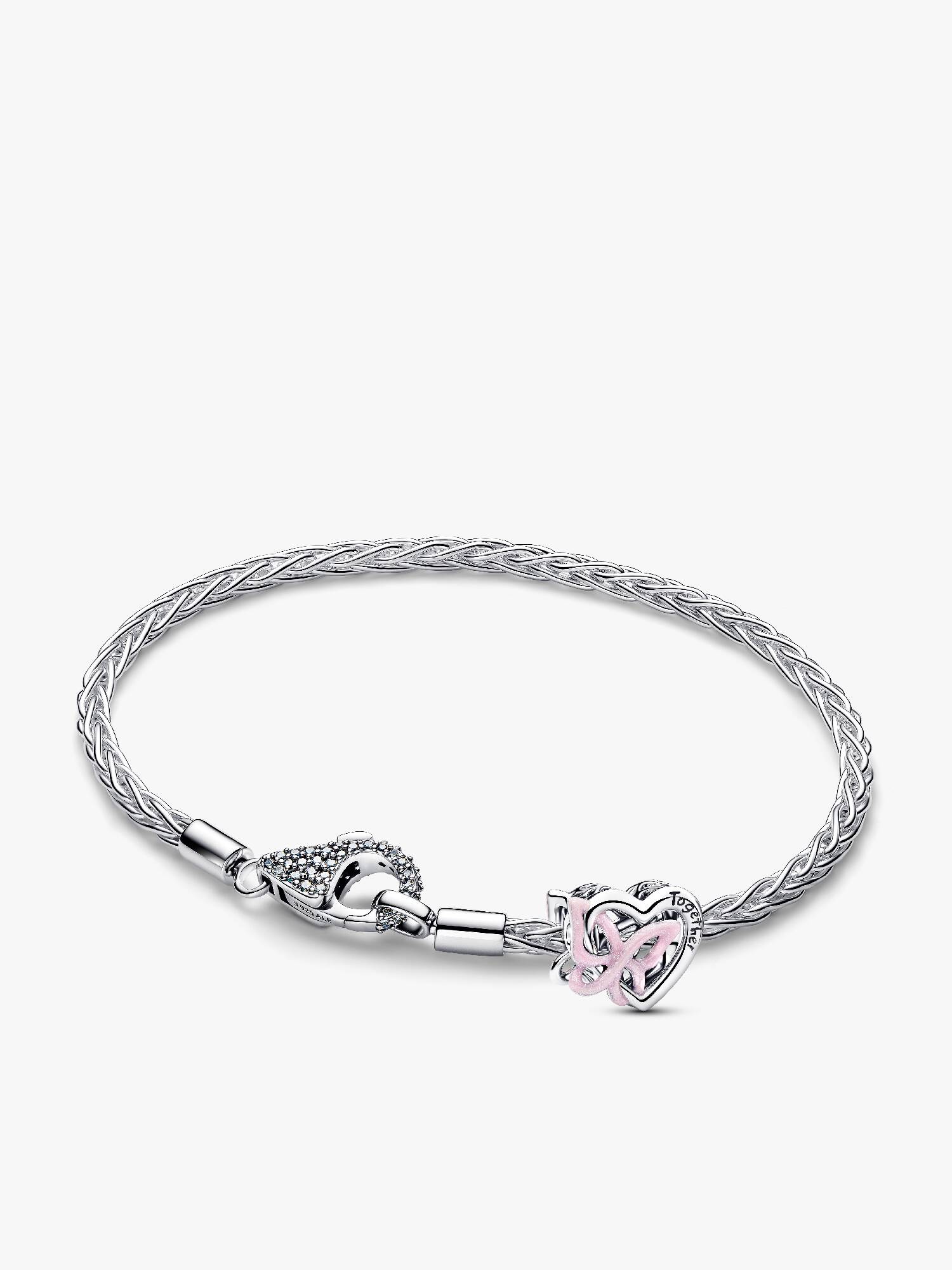 Entwined Heart and Butterfly Bracelet Gift Set