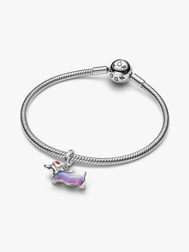 Christmas Dachshund Dangle Charm
