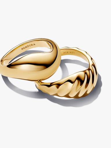 Rippled Stacking Rings