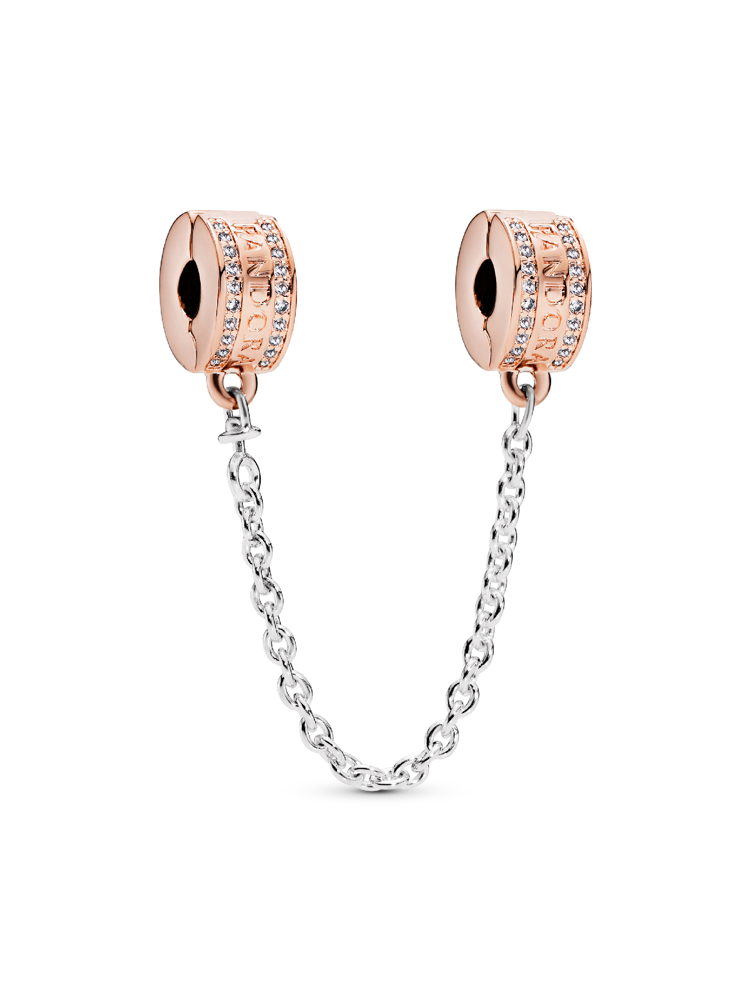 Pandora Logo Safety Chain Clip Charm