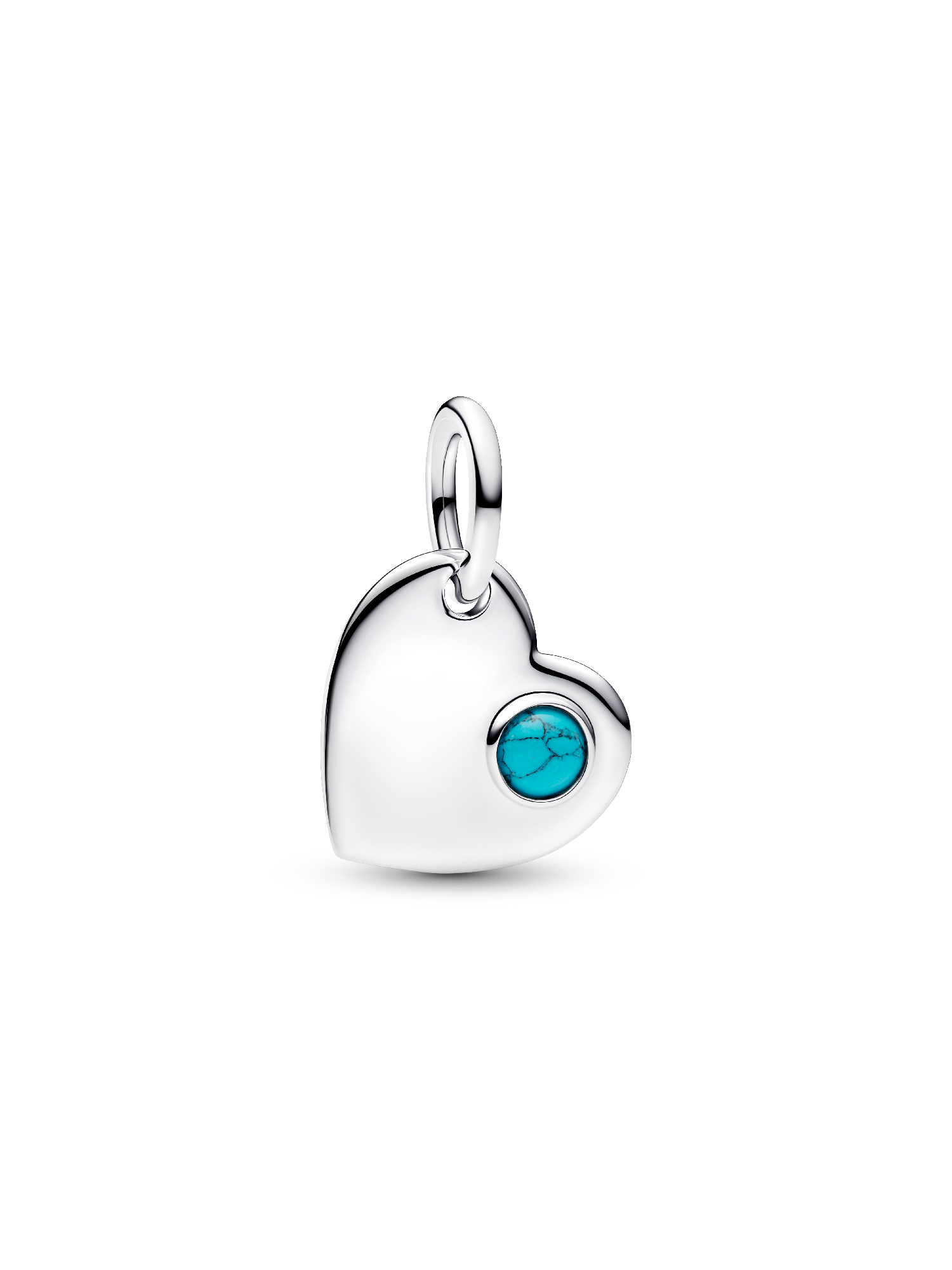 December Heart Dangle Charm