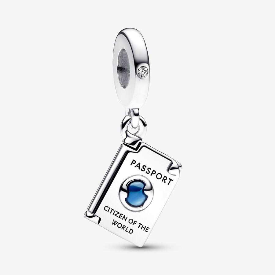 Openable Passport Dangle Charm image number 0
