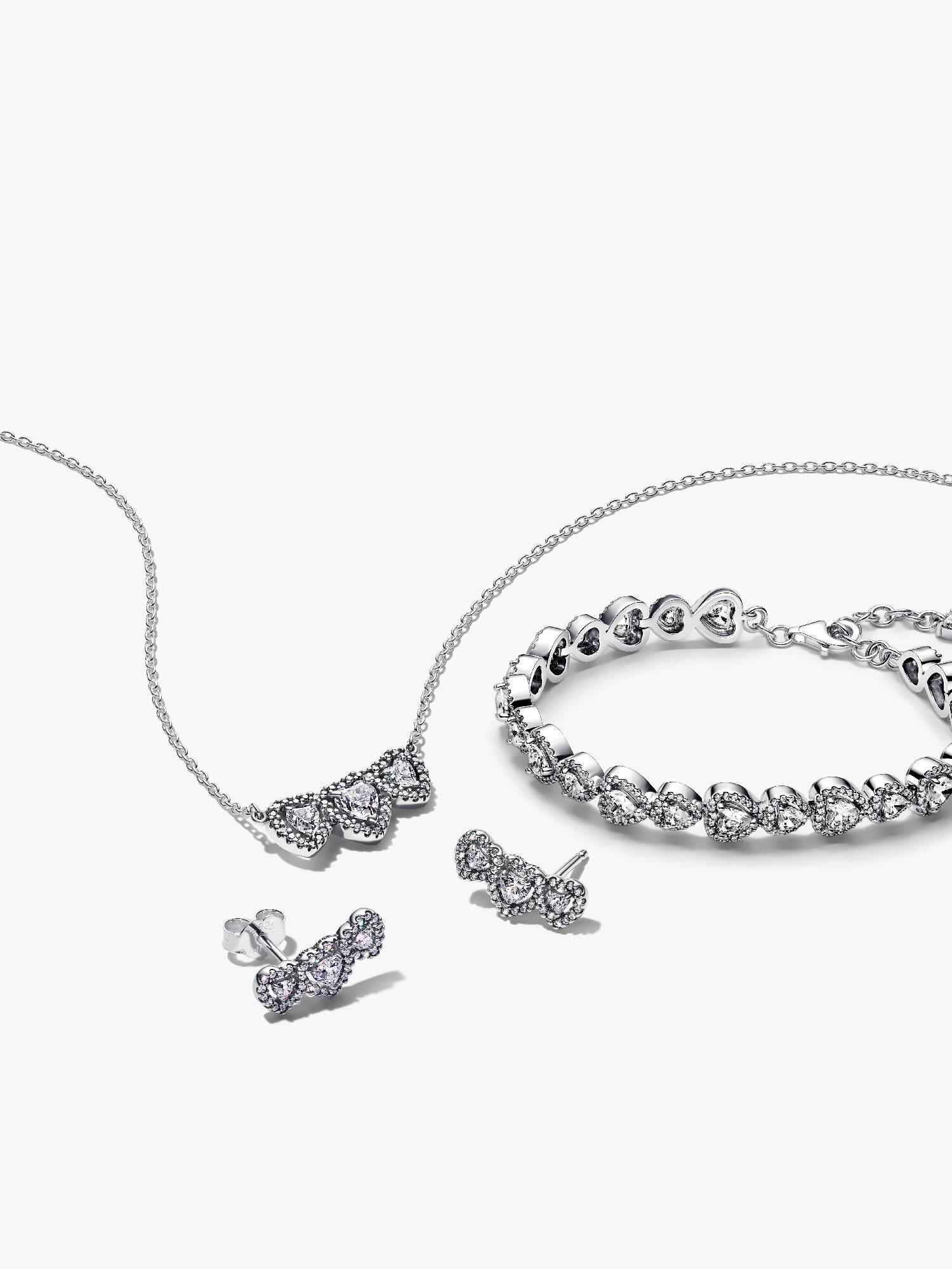 Halo Heart Trilogy Jewellery Gift Set