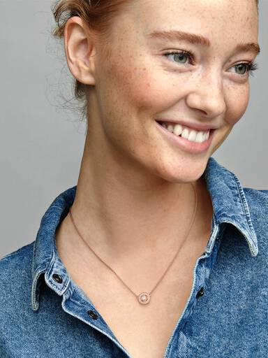 Vintage Circle Collier Necklace