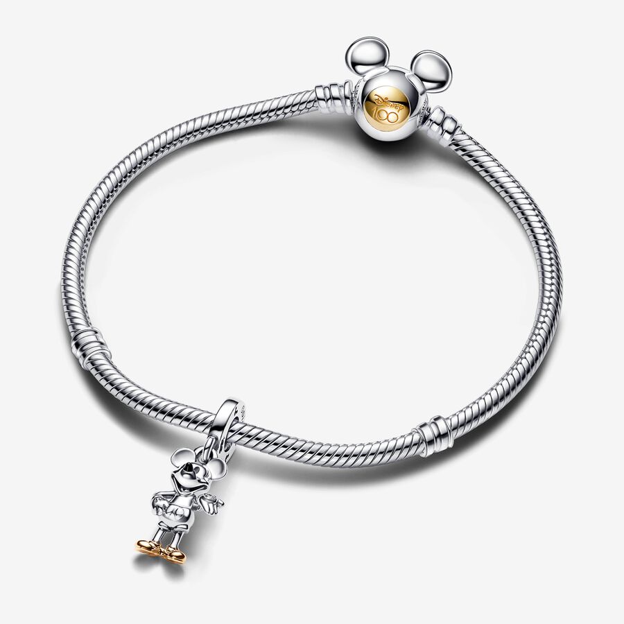 Disney 100th Anniversary Mickey Charm & Bracelet Gift Set image number 0