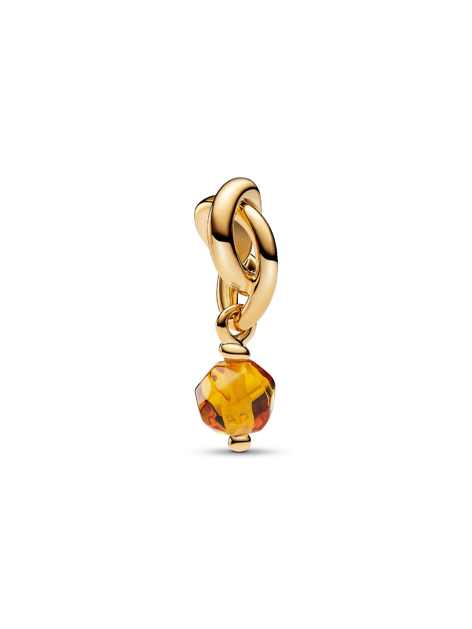 November Birthstone Eternity Circle Dangle Charm