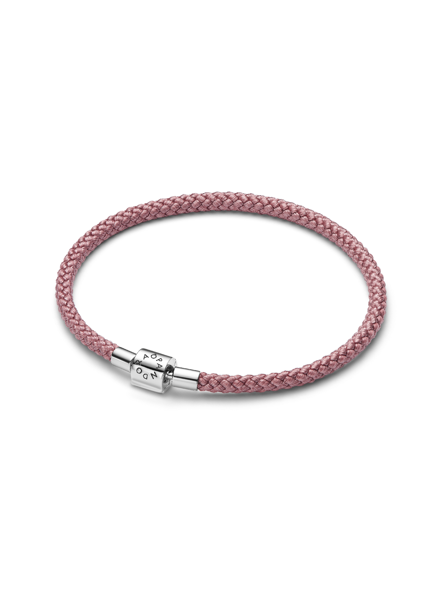 Shimmering Pink Cord Bracelet