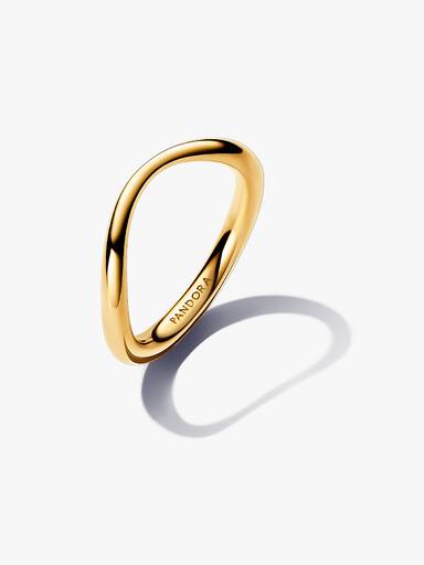 Organically Shaped Band Ring