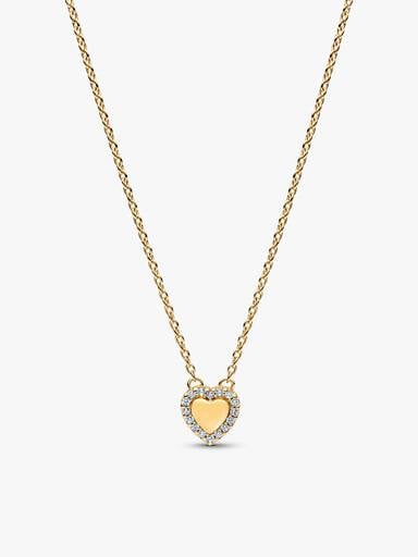 Gold Plated Heart Halo Gift Set