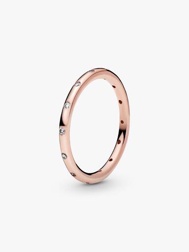 Simple Sparkling Band Ring