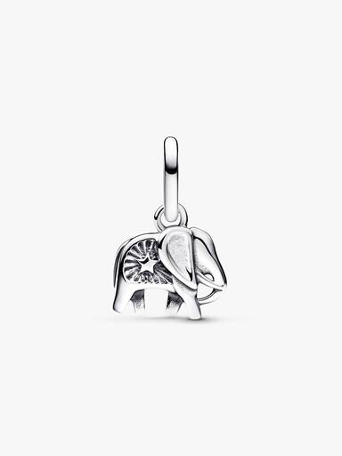 Turquoise-coloured Elephant Mini Dangle Charm