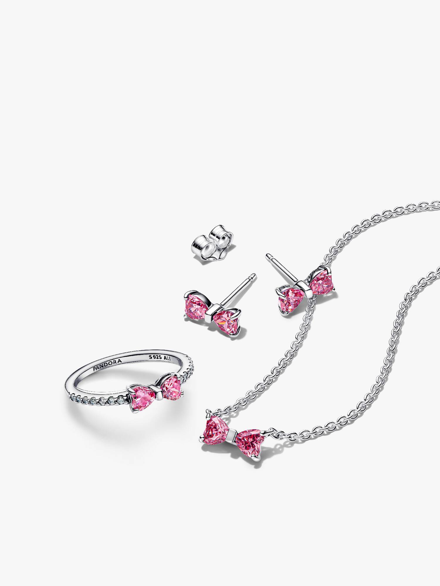 Pink Sparkling Bow Gift Set