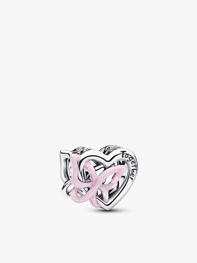 Entwined Heart and Butterfly Bracelet Gift Set