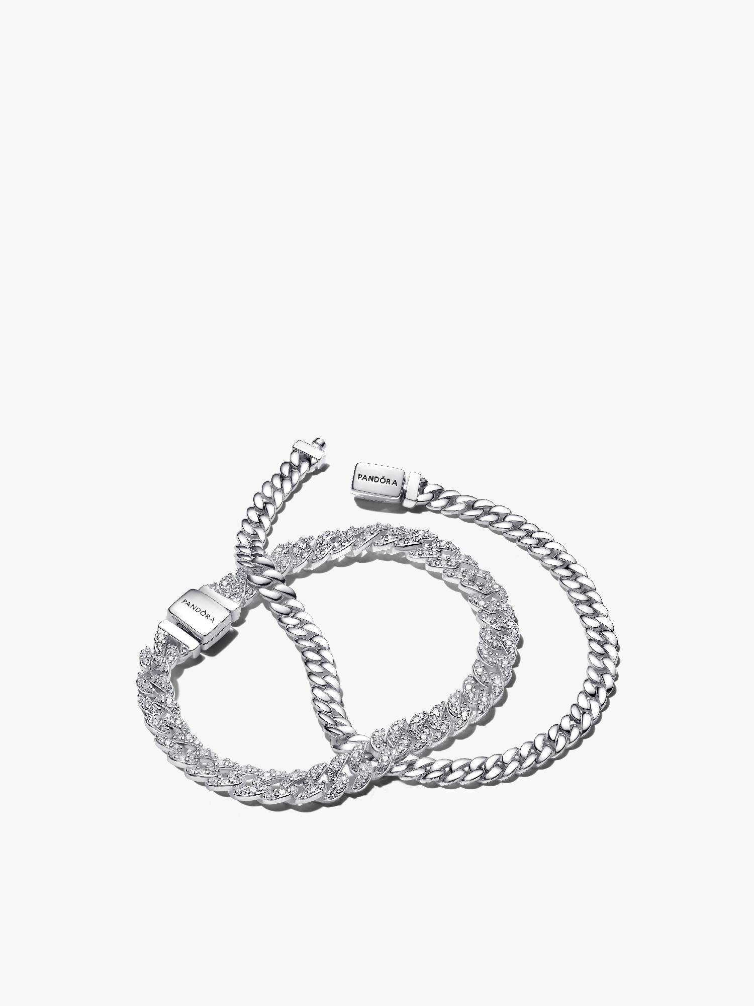 Cuban Chain Bracelet Set     