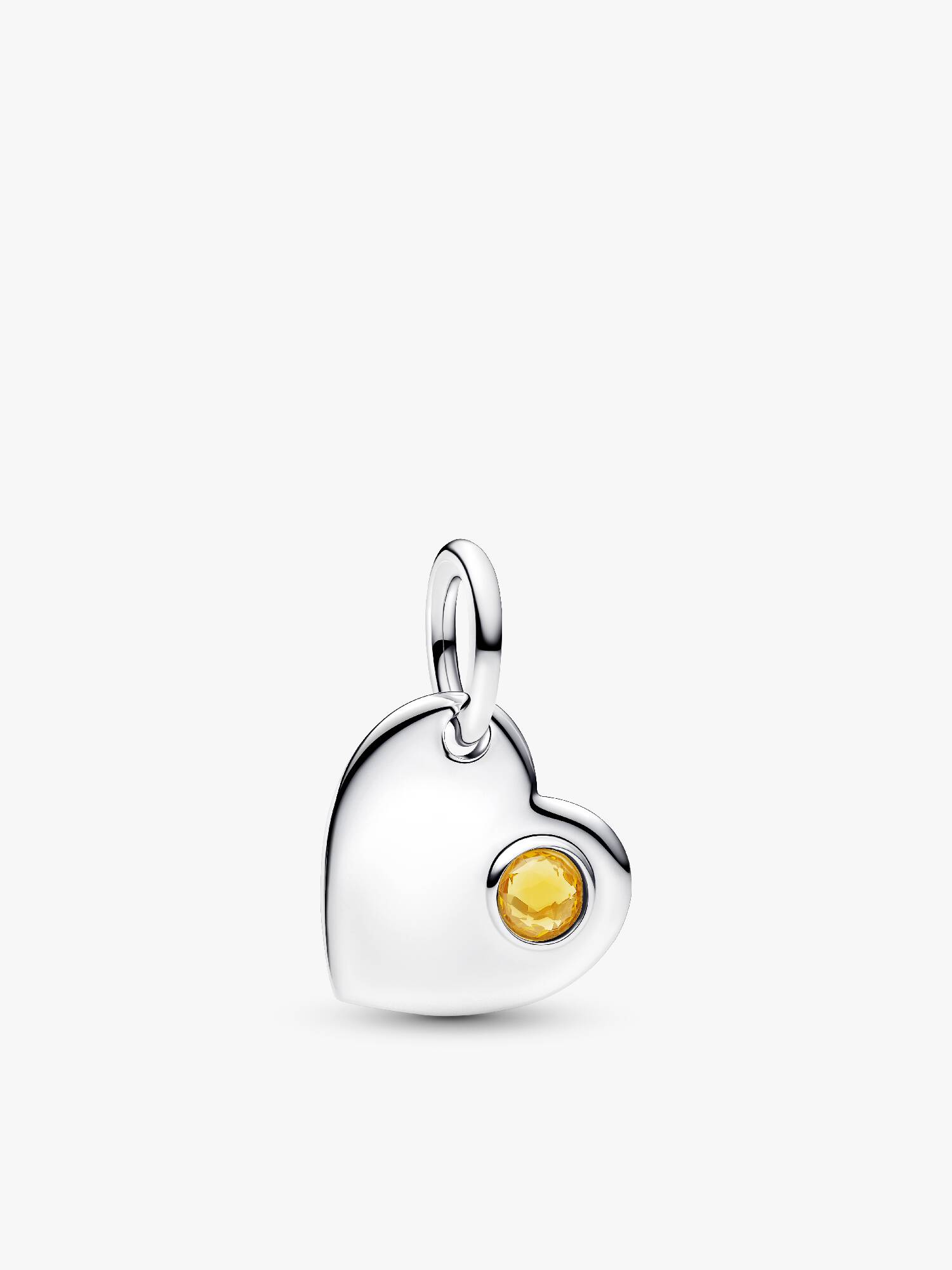 November Heart Dangle Charm