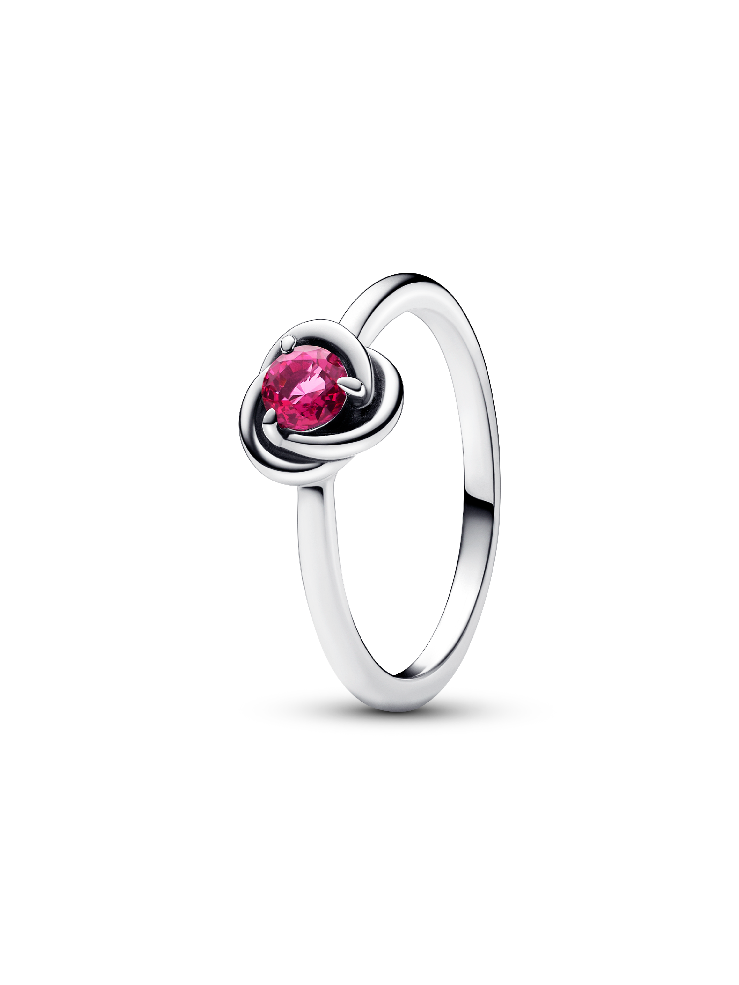 Pink Eternity Circle Ring