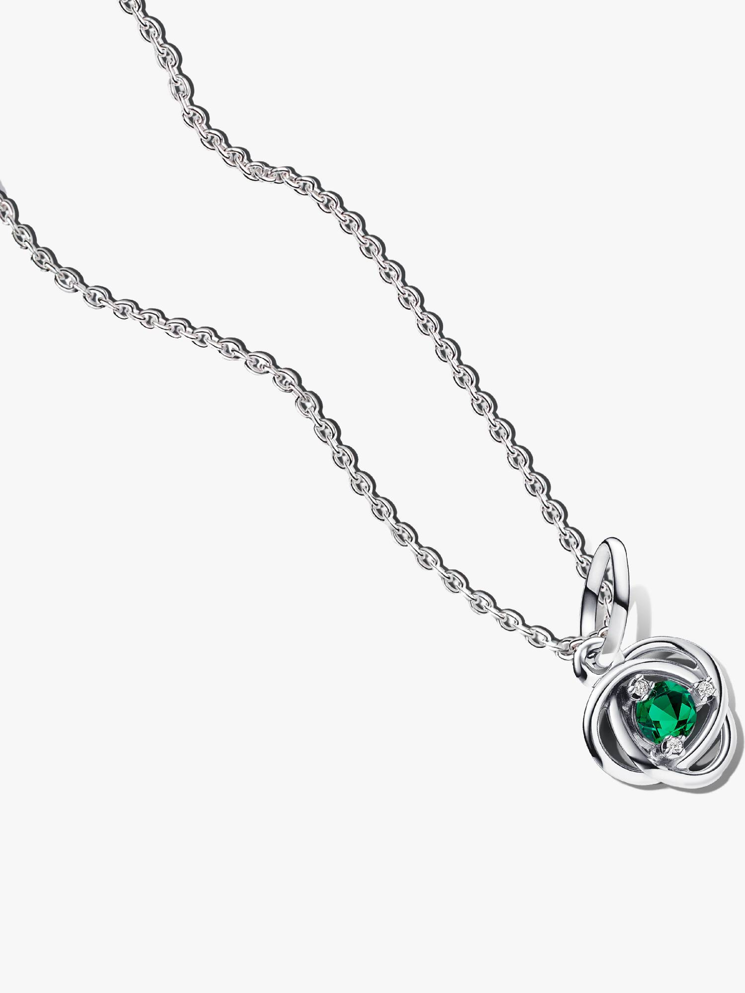 May Braided Birthstone Dangle Necklace Set