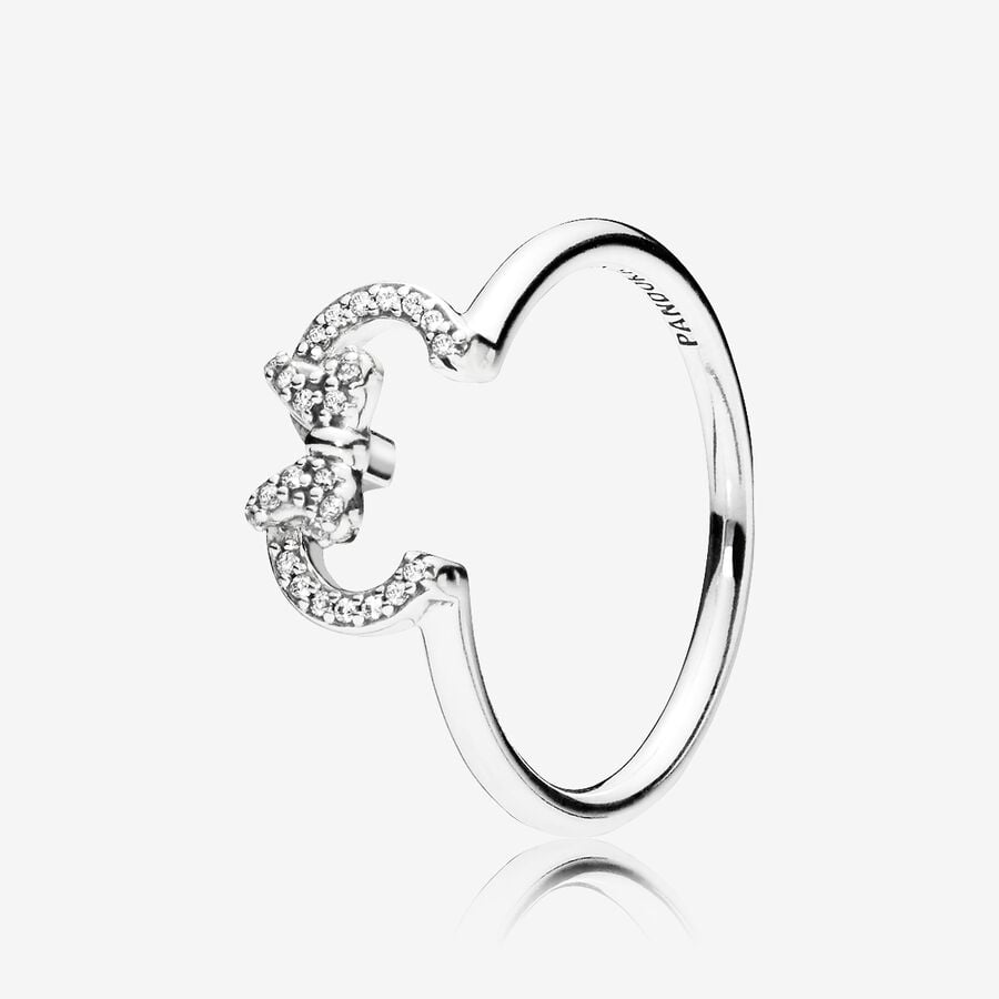 Disney Minnie Mouse Ears Silhouette Puzzle Ring image number 0