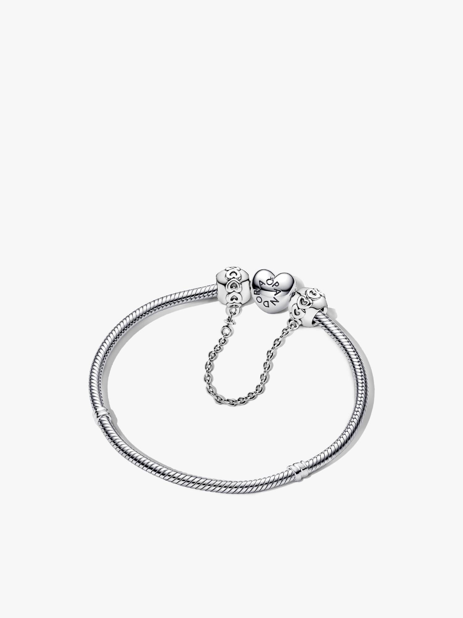 Heart Clasp Charm Bracelet Starter Set