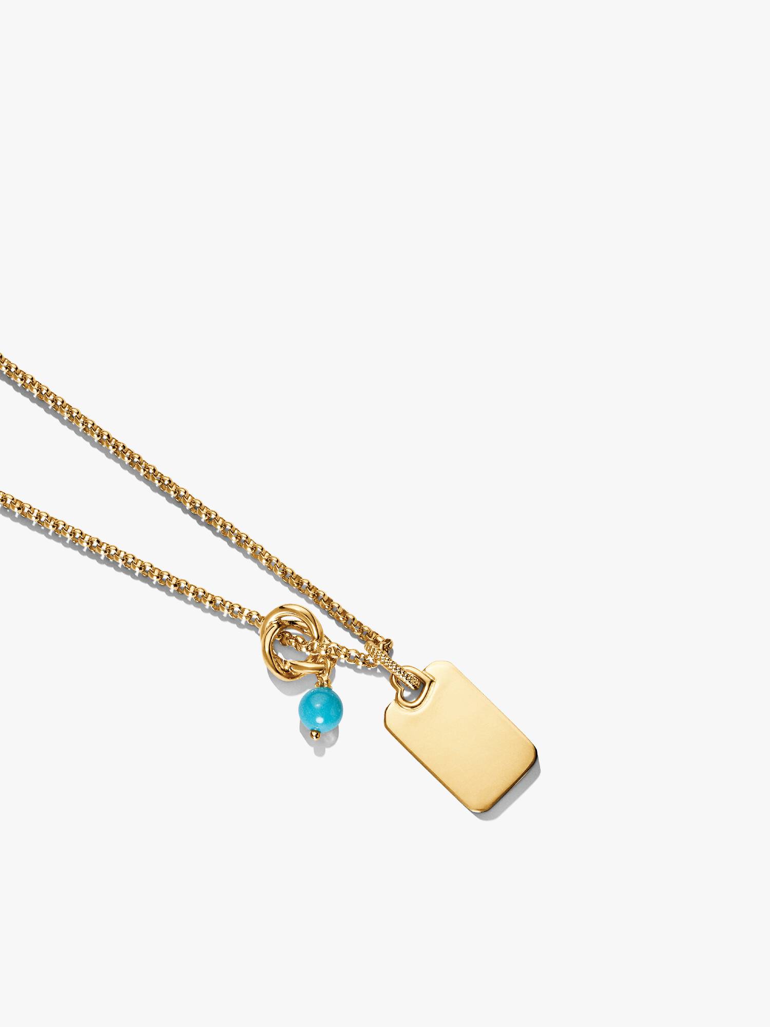 December Engravable Dangle Charm Necklace Set