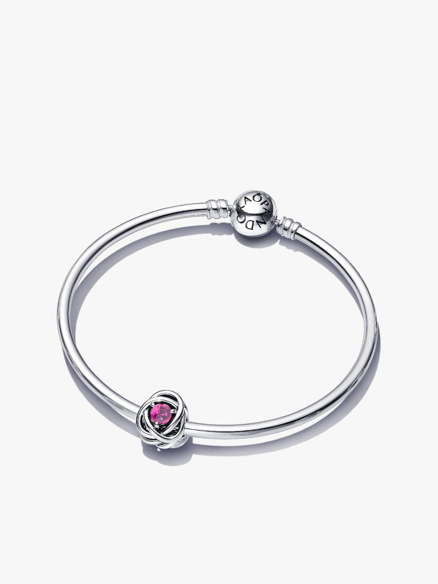 October Birthstone Eternity Circle Bangle Gift Set