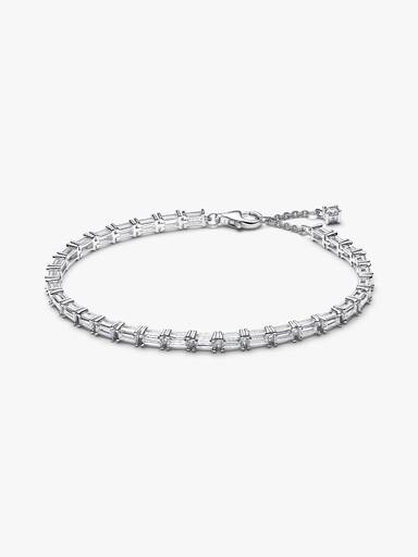 Sparkling Baguette Tennis Bracelet