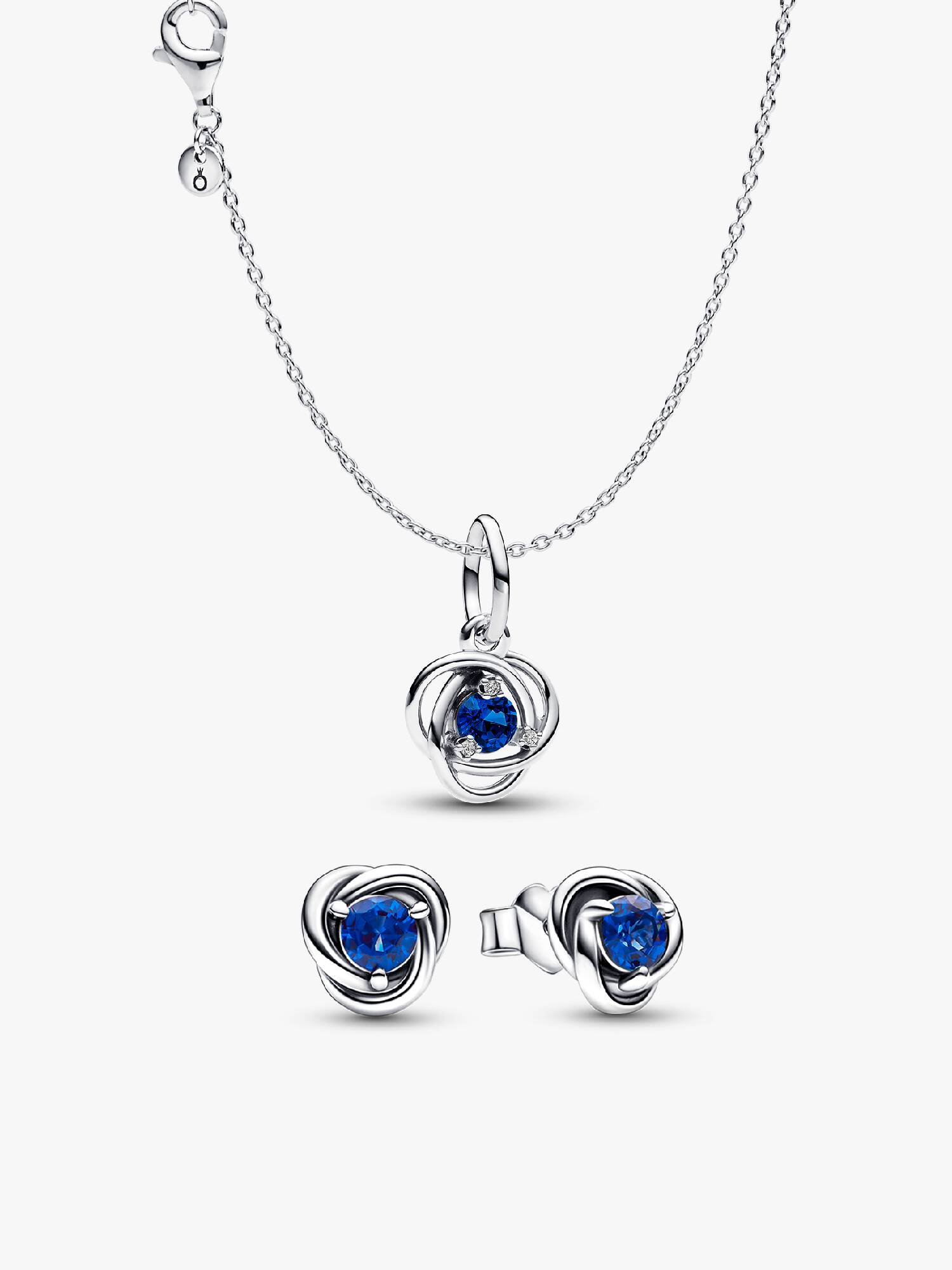 September Birthstone Necklace and Earrings Set
