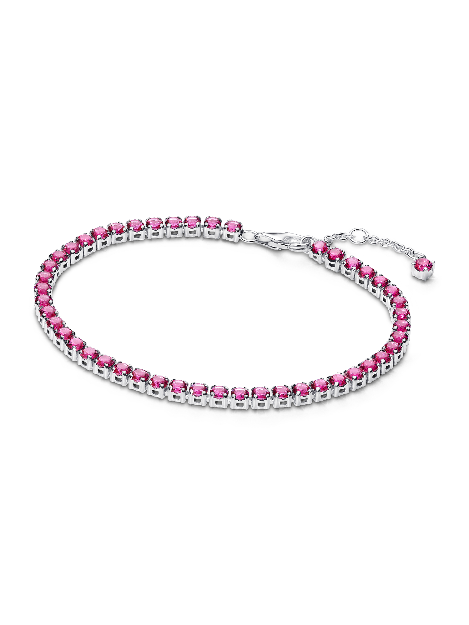 Sparkling Pink Tennis Bracelet
