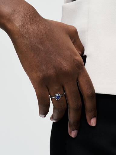 September Birthstone Eternity Circle Ring