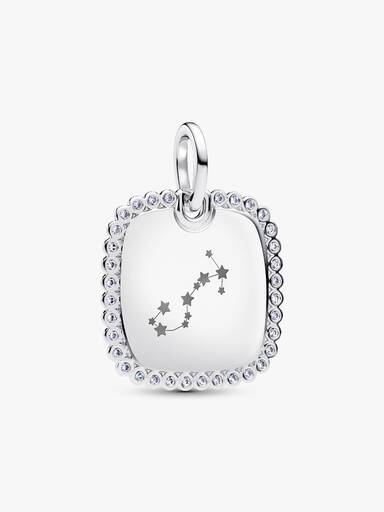 Engravable Square Tag Pendant