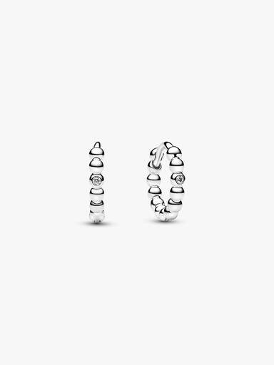 Beaded Huggie Earrings
