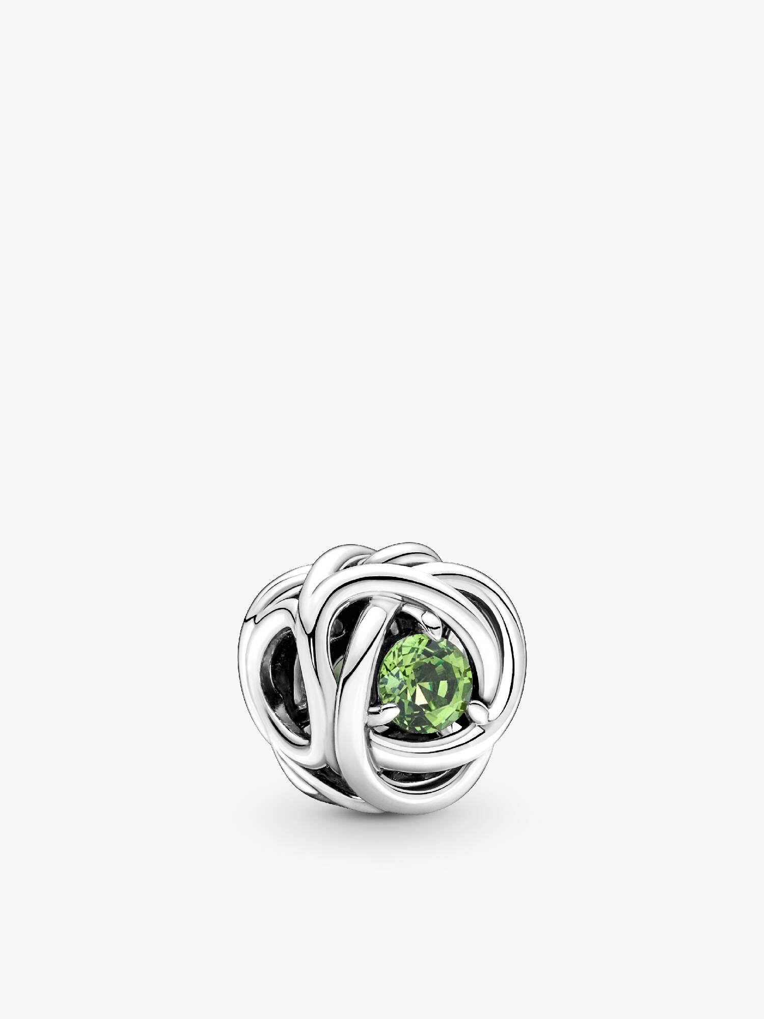 August Birthstone Eternity Circle Charm