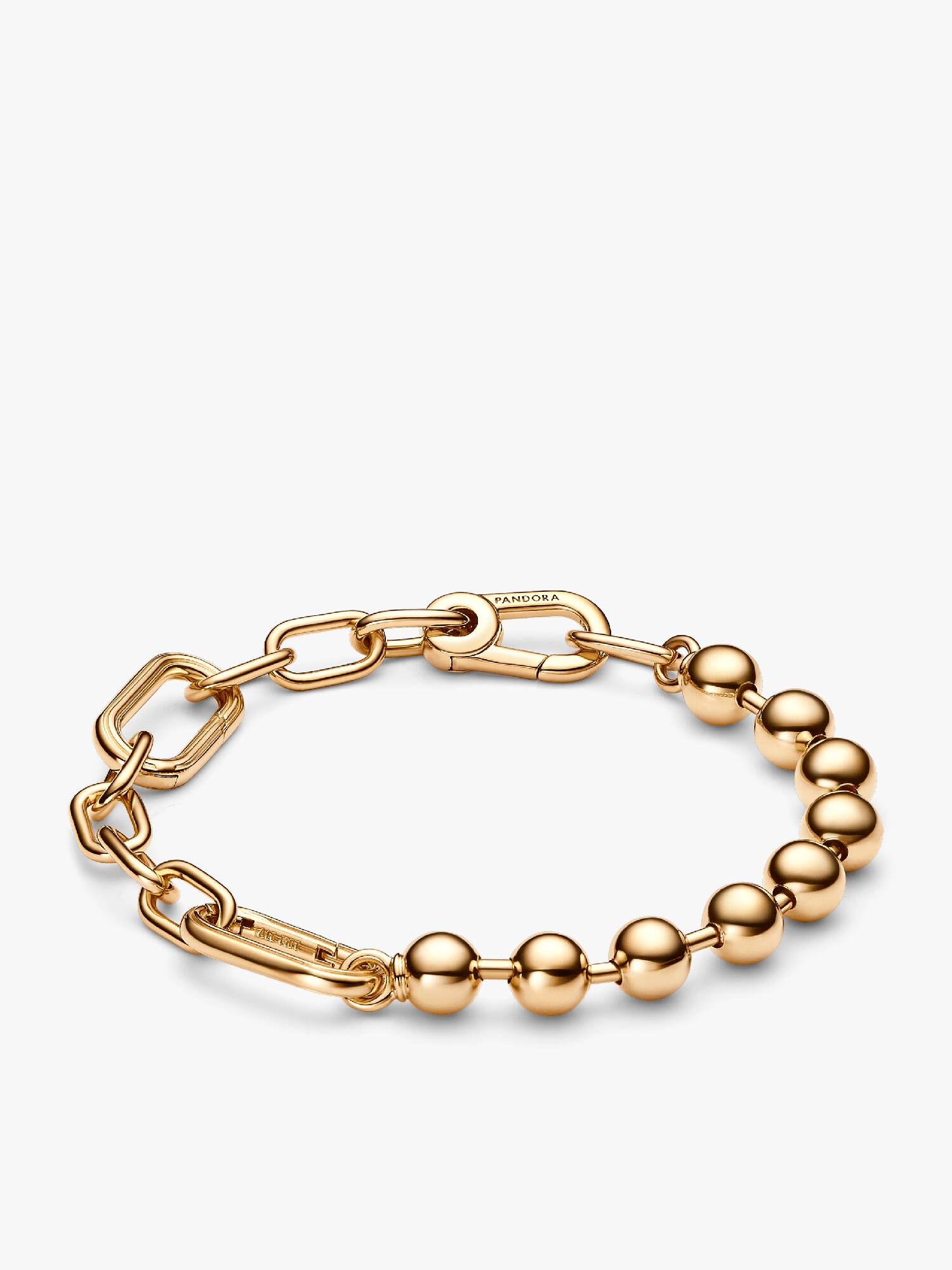 Pandora ME Metal Bead & Link Chain Bracelet
