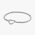 Pandora Moments Heart Closure Snake Chain Bracelet Pandora Moments Heart Closure Snake Chain Bracelet